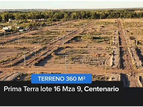 Terreno en Venta Prima Terra Centenario