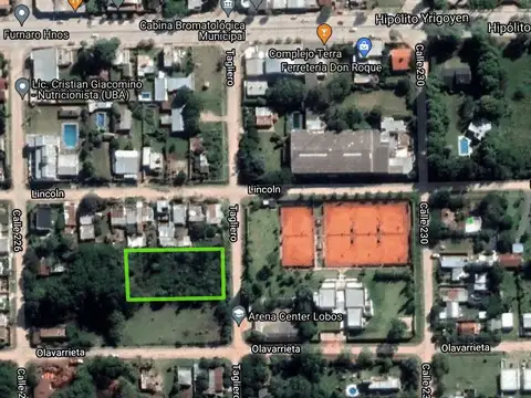 AMPLIO LOTE 1939 M2. - EXCELENTE UBICACIÓN A MTS. AV. YRIGOYEN - LOBOS