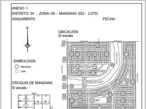 LOTE 12 MZA 22 LAS TIPAS  MANANTIALES 2  CORDOBA
