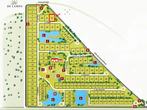 Venta gran lote arbolado casuarinas del Pilar