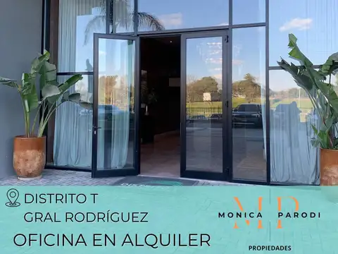 OFICINA EN ALQUILER EN DISTRITO T – GENERAL RODRÍGUEZ | UBICACIÓN ESTRATÉGICA SOBRE ACCESO OESTE