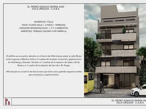 Departamento en Venta de 2 ambientes