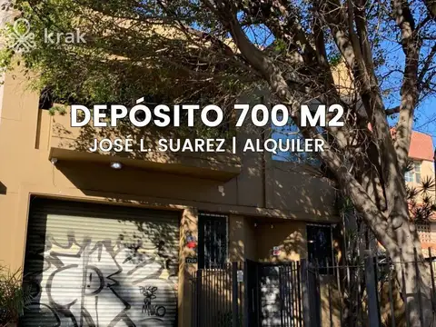 Depósito en alquiler de 700 m2 en 2 plantas en Jose L. Suarez