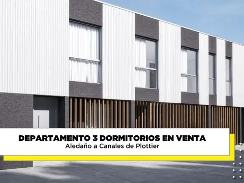 Departamento 3 dorm en pozo en venta Plottier
