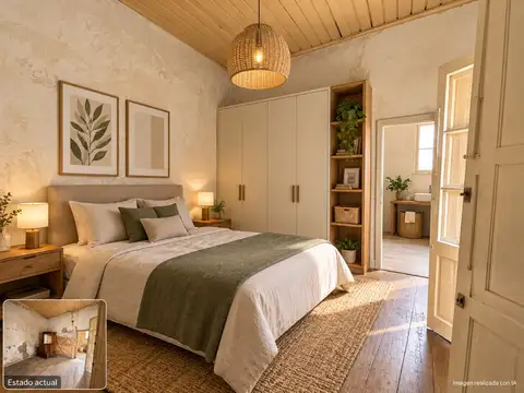 Depto Tipo Casa 3 ambientes con 1 baño