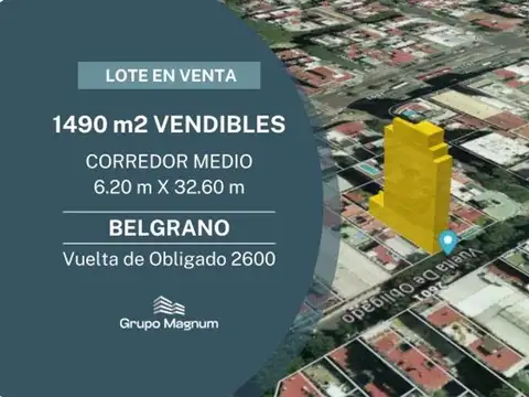Terreno en Venta en Belgrano, Capital Federal