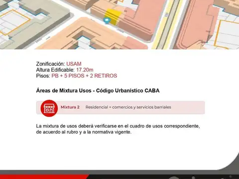 Terreno en Venta en Boedo, USD 290.000