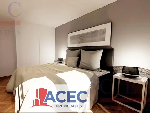 Departamento 2 ambientes con 1 baño