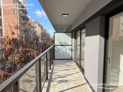 Departamento dos ambientes a estrenar con balcón