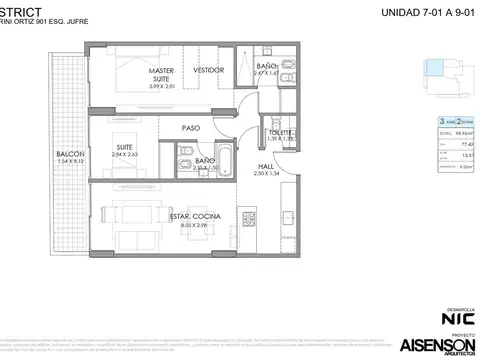 Departamento en Venta de 2 dormitorios