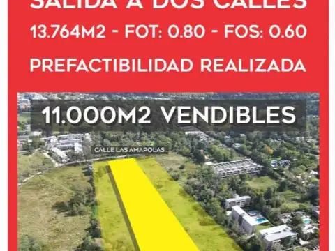 Terreno en Venta en Del Viso, USD 1.285.000
