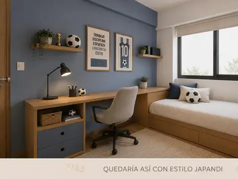 Departamento 4 ambientes con 2 baños