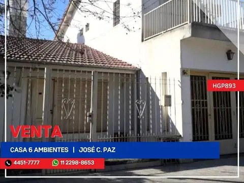 Casa - Venta - Argentina, José C Paz - Presidente Rivadavia 1634