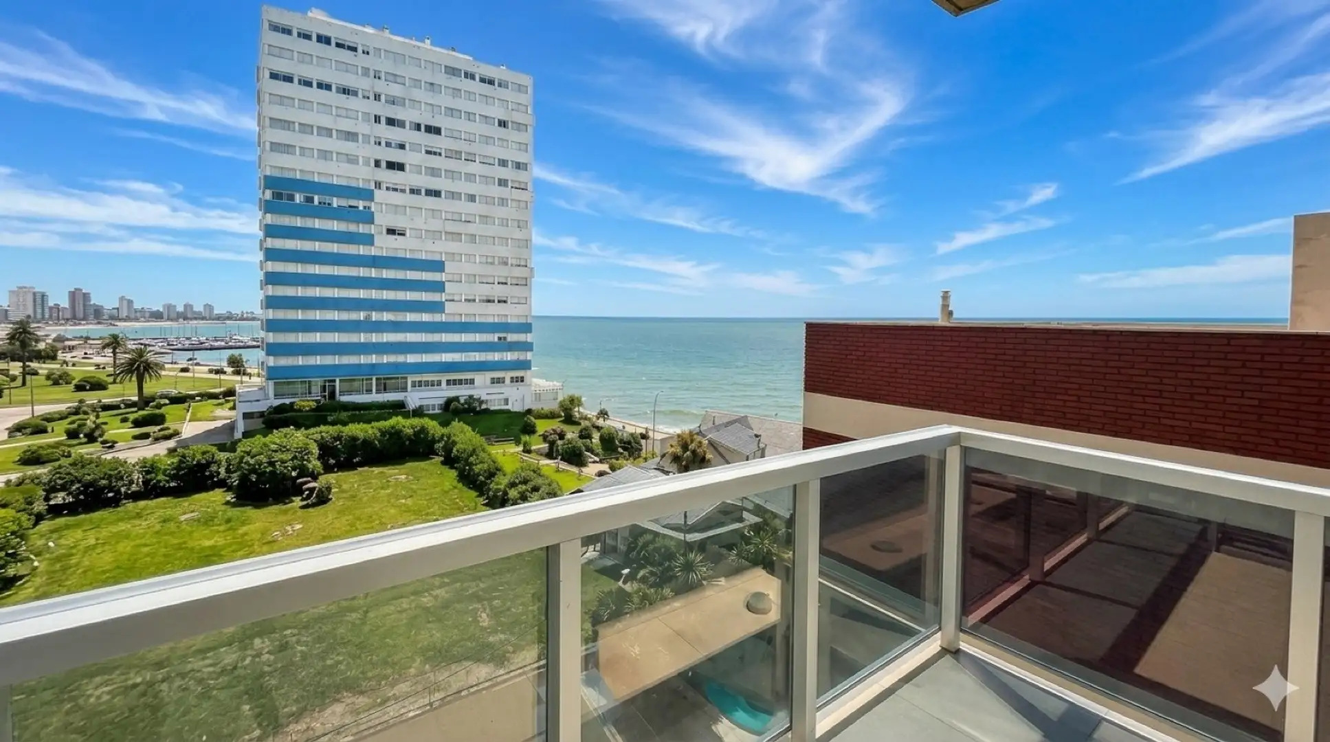 Gascón 41 – Edificio Sofía III departamento de 3 ambientes en alquiler, a metros del mar, con balcón, vista al mar y cochera cubierta