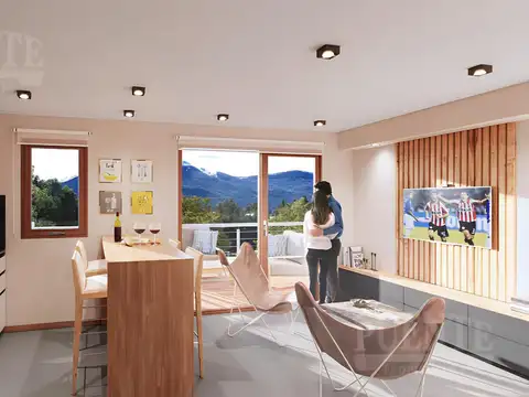 Departamento 3 ambientes con 1 baño