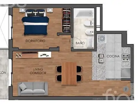 Departamento en Venta al Sur