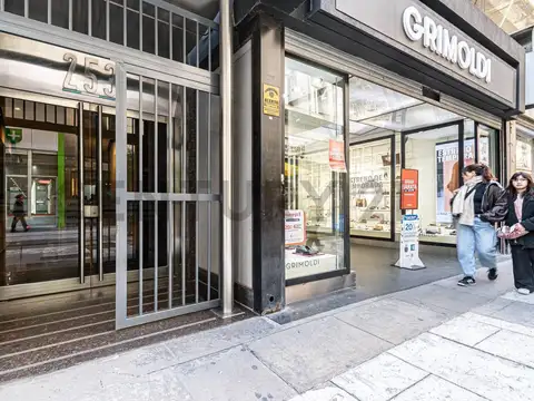 Oficina de 2 ambientes con balcón terraza en excelente ubicación