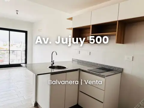 Venta departamento monoambiente a estrenar en balvanera