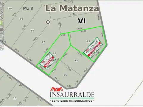 Excelentes lotes en Block sobre colectora 590 m2, ideal Inversor
