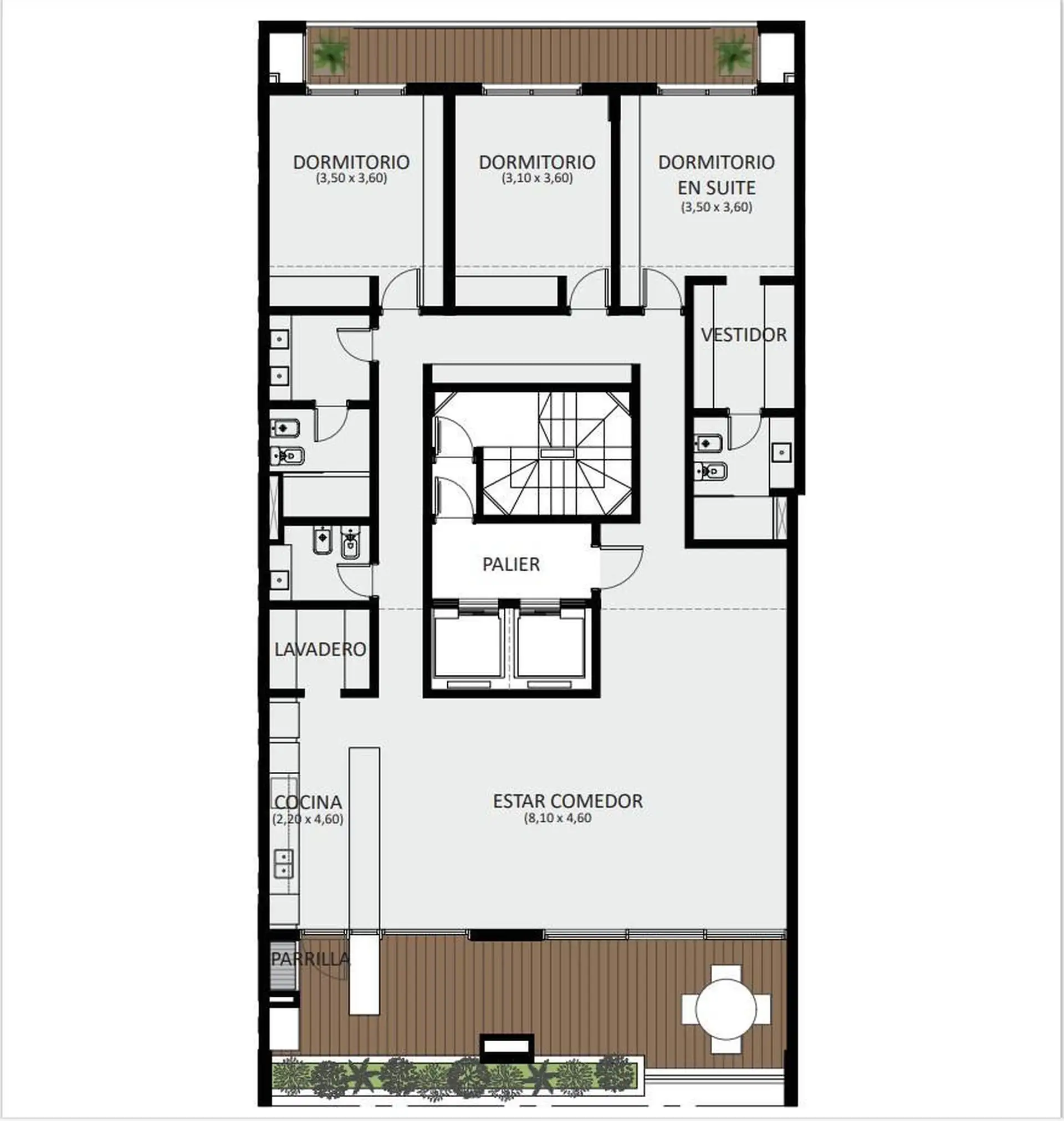 Departamento - Plaza Mitre