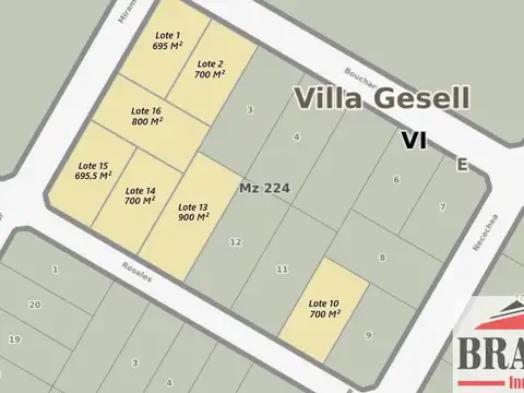 Terreno en Venta 35  mts Frente