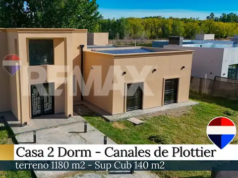 VENTA CASA 2 DORM EN CANALES DE PLOTTIER - UF 88