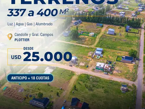VENTA TERRENOS PLOTTIER | LOS CEREZOS II