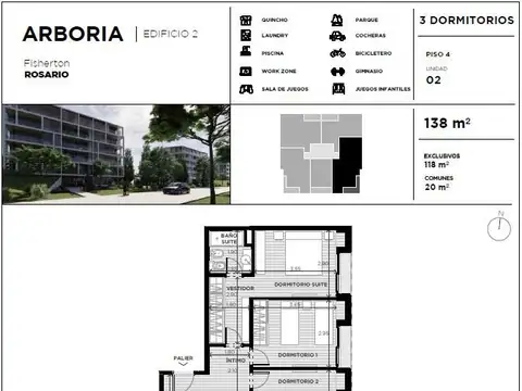 Departamento en Venta de 6 ambientes