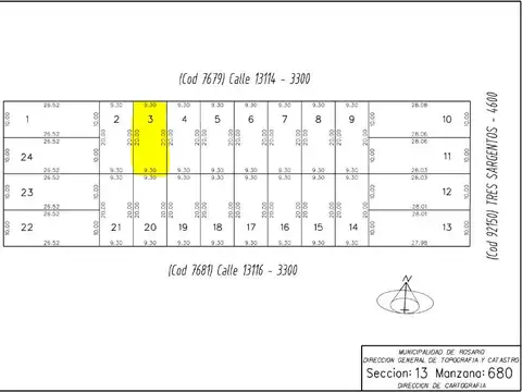 Terreno en Venta de 186,0 m2