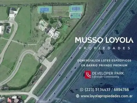 Lotes en venta desde 770 m² en barrio privado - Developer Park