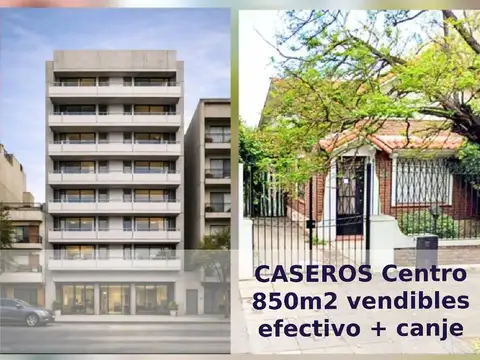 Venta Terreno en  Caseros potencial constructivo Baja incidencia OPORTUNIDAD INVERSION