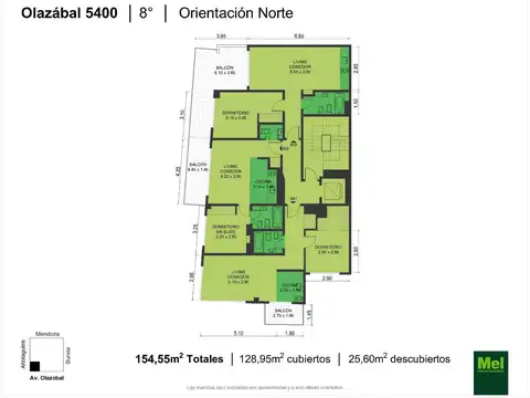 Departamento en Venta en Villa Urquiza, USD 181.500