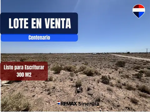 VENTA LOTE EN CENTENARIO