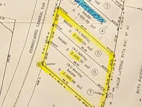 LOTES FRENTE A RUTA 40 - LUJAN DE CUYO