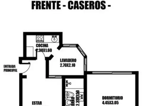 Avenida Caseros 700 , Piso 0