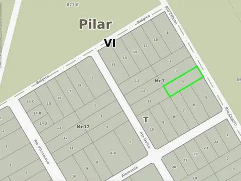 Calle Rio Cuarto entre Calles Belgica y Alemania 100