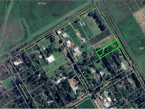 Amplio lote 1280 m2 Derqui Pilar Barrio Abierto