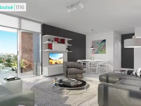 Departamento 2 ambientes con 1 baño