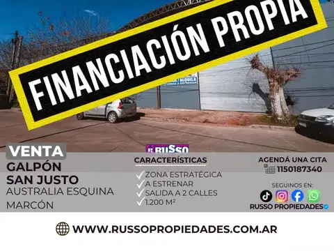 Venta de Galpon en San Justo