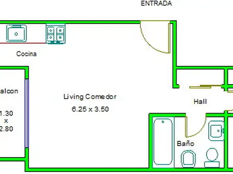 COLOMBRES 100, Piso 3