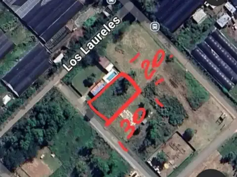 Terreno en Venta 20  mts Frente