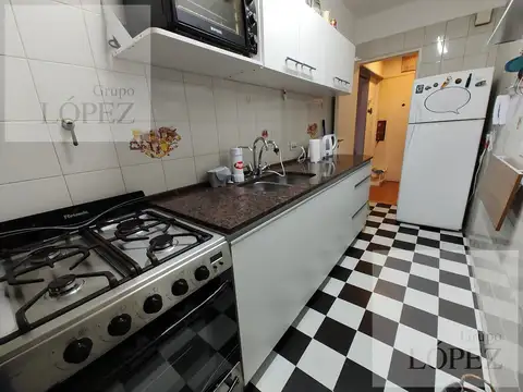 Departamento 2 ambientes con 1 baño