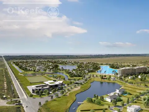 Terreno en venta en el barrio cerrado Lagoon Hudson, lote central!!