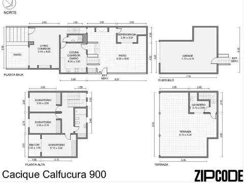Depto Tipo Casa en Venta de 4 ambientes