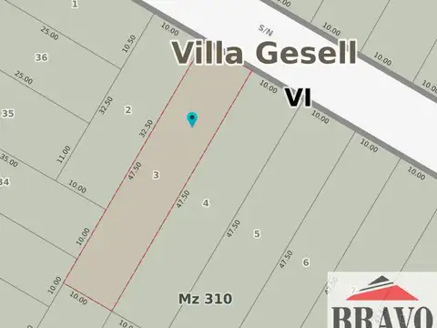 Terreno en Venta de 475,0 m2