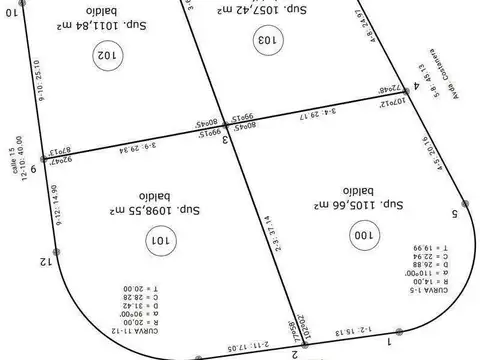 Terreno en Venta 35  mts Fondo