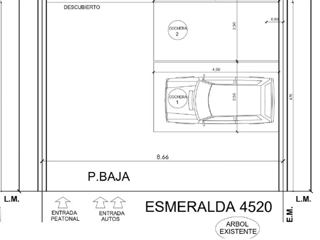 ESMERALDA 4500 de 2 Dormitorios