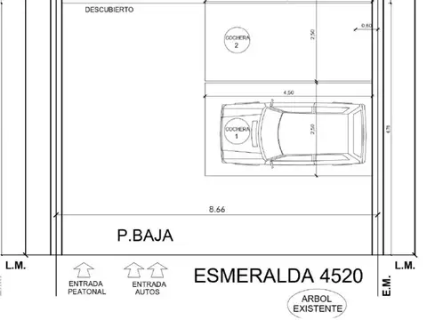 ESMERALDA 4500 de 2 Dormitorios