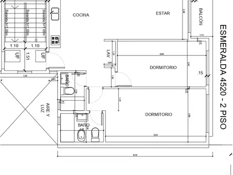Esmeralda 4500 - Entrega Enero 0001