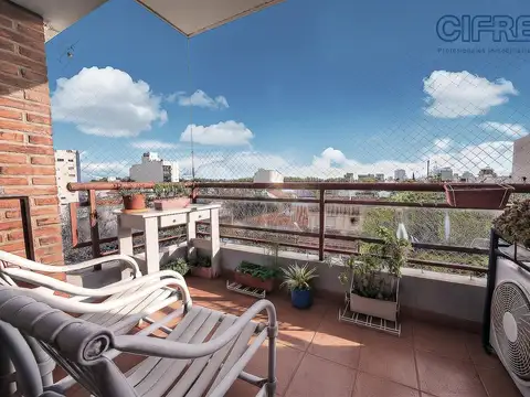 Departamento 2 ambientes con balcón muy luminoso en Villa Pueyrredon